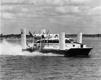 First-day certificates and trials of the VA-3 hovercraft - High-speed trials on the Solent (submitted by Nick Gurney).