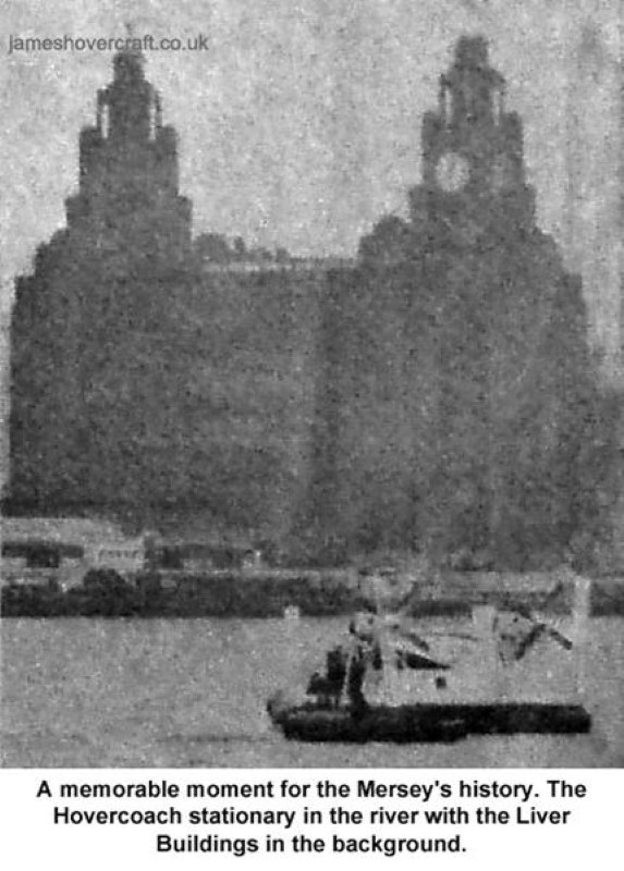 Liverpool Echo article about the VA-3 service - VA3 in front of the Liver building, on the River Mersey (Paul Greening).