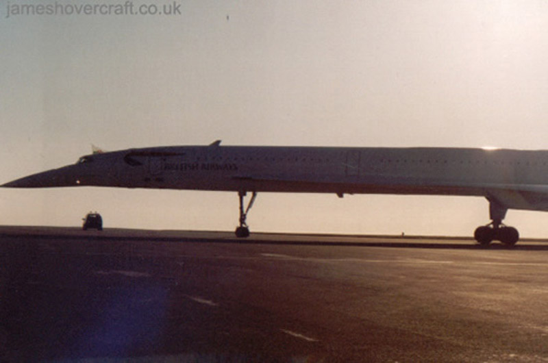 Concorde celebratory visit to Cardiff - G-BOAC at Cardiff 2003 (Kevin Galliford) (submitted by Kevin Galliford).