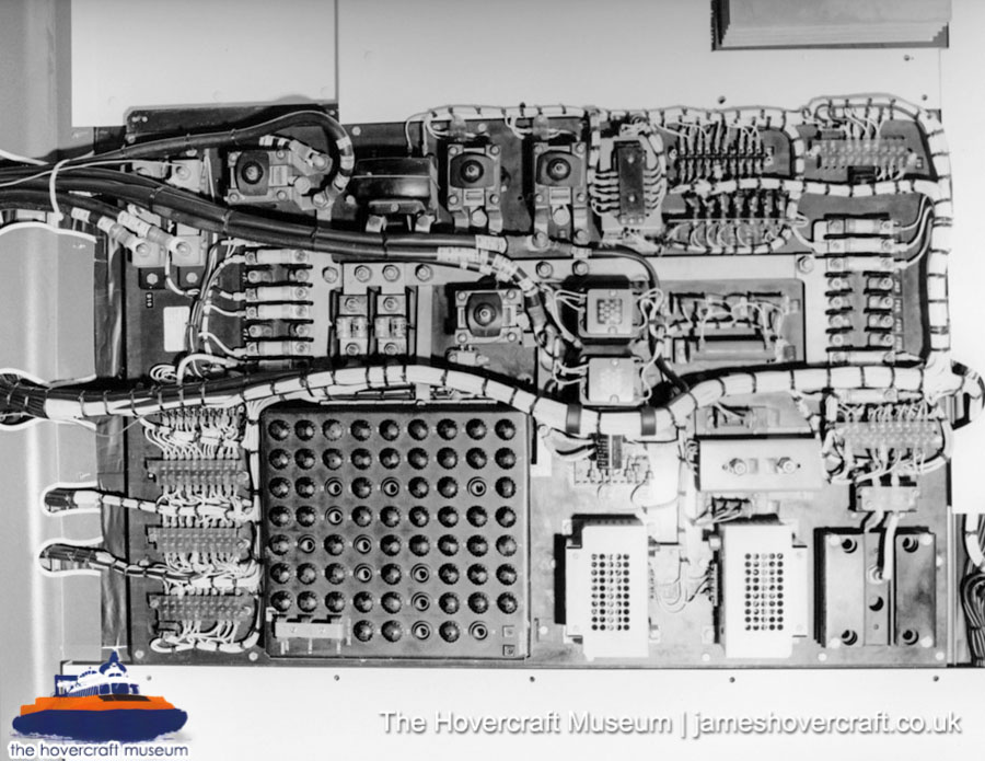 SRN6 close-up details - Circuitry (The Hovercraft Museum Trust).