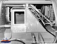 SRN6 close-up details - High-pressure hoses (The Hovercraft Museum Trust).