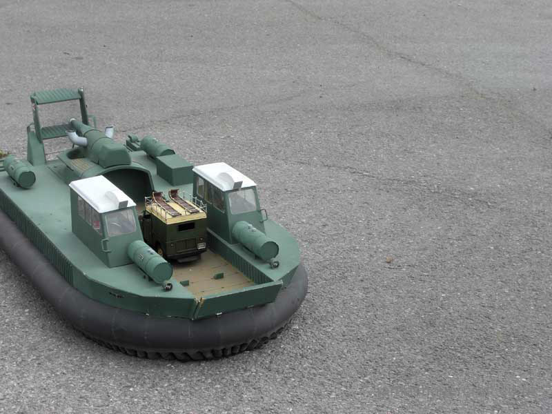 Model Hovercraft at the 2011 Hovershow - Mark Porter's SRN6 Well Deck (submitted by James Rowson).