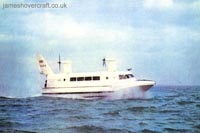 The SRN2 - In cruise during trials on the Solent (submitted by Michael Gardner by J A Dixon).