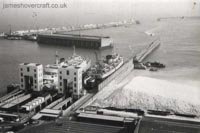 The Dover Eastern Docks, and when there was a Seaspeed hoverport there - Initial construction of the hoverport (Nigel Thornton).