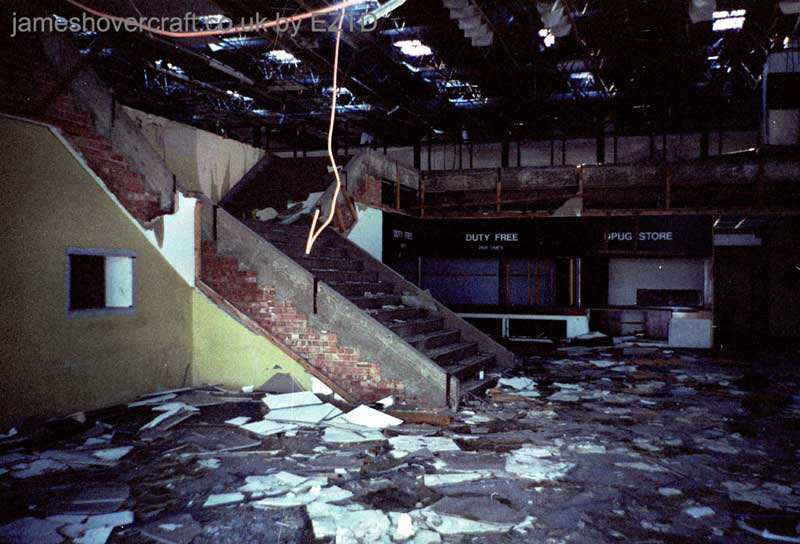 Ramsgate hoverport site, derelict - Inside the old terminal building, now derelict (submitted by EZTD).