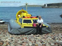 Tiger 12 hovercraft in operation with Hovercraft Rental - Craft and her captain ().