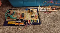 Monitoring Diesel (the Hamster)'s Movements - Breadboard and power supply (via LM317's)