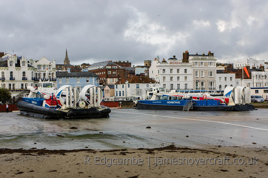 AP1-88 Operations from Ryde, Isle of Wight - AP1-88s at Ryde Hoverport (credit: Rob Edgcumbe).