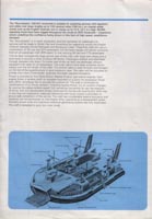 British Hovercraft Corporation brochure advertising their new SRN4 craft - Introduction and cutaway diagram