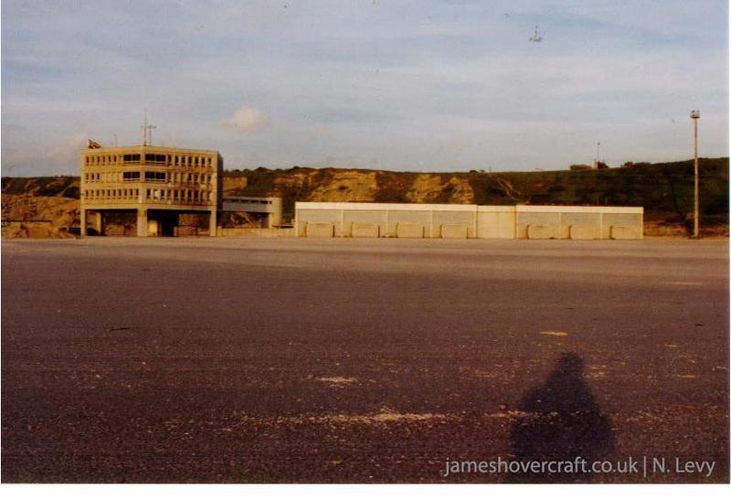 Comparing Boulogne hoverport in 2005 with the buildings as they used to be - 2005 - Front of terminal buildings (credit: N Levy).