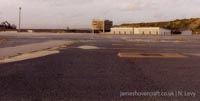 Comparing Boulogne hoverport in 2005 with the buildings as they used to be - 2005 - The empty hoverpad in 2005